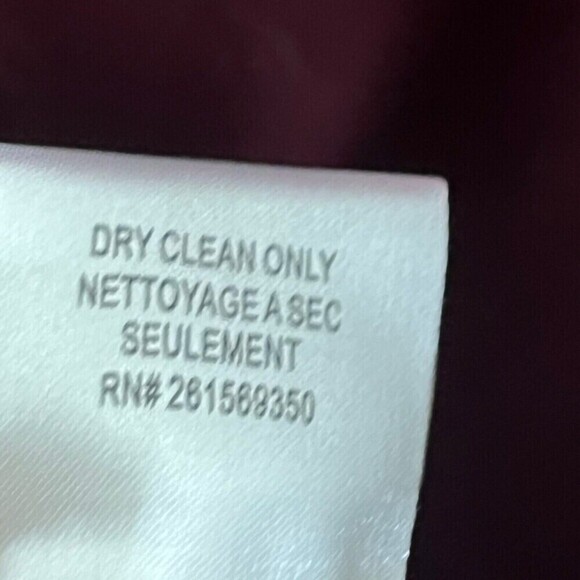 Marchesa Notte Bridesmaid Burgundy Valentia Long Gown ALine Straps Womens Size 8 - Picture 10 of 12